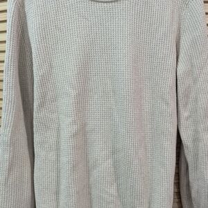 GAP Men's Cream Crewneck Sweater